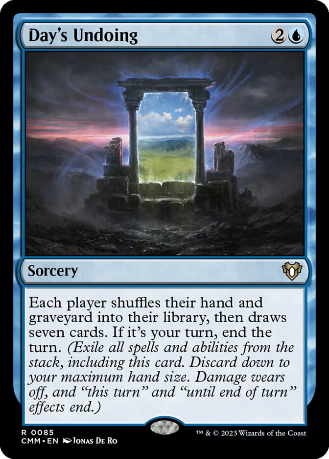 Day's Undoing 85 (Commander Masters)  - Foil | Good Games Morley
