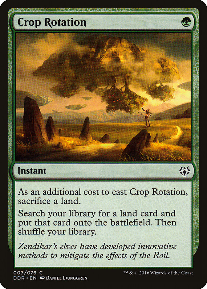 Crop Rotation 7/76 (Duel Decks: Nissa vs. Ob Nixilis)  | Good Games Morley