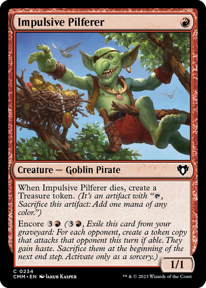 Impulsive Pilferer 234/451 (Commander Masters)  | Good Games Morley