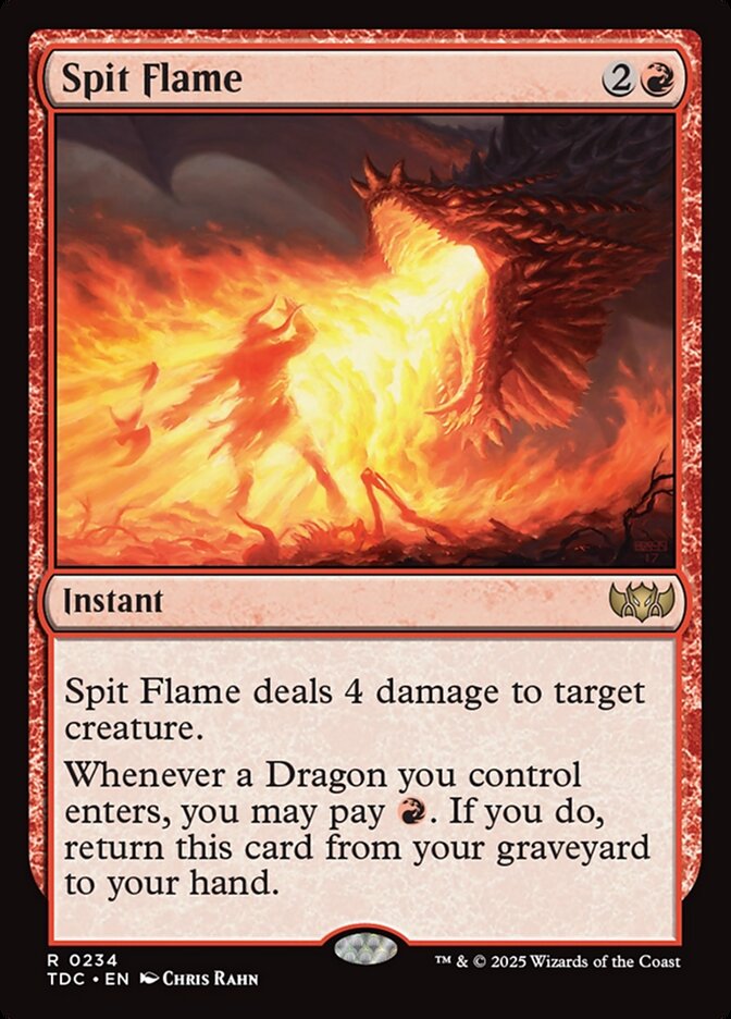Spit Flame 234 (Commander: Tarkir: Dragonstorm)  | Good Games Morley