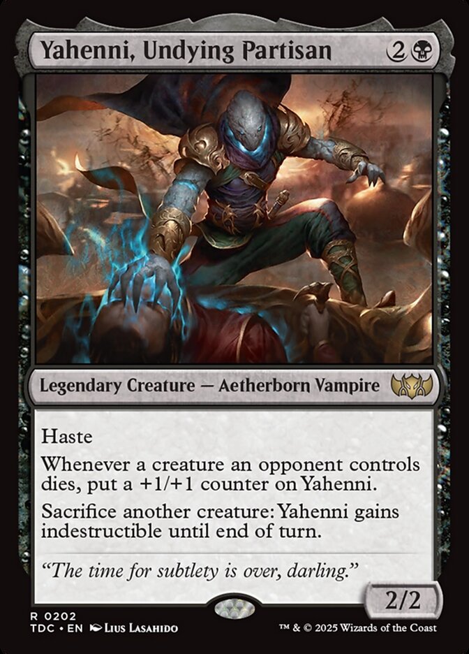 Yahenni Undying Partisan 202 (Commander: Tarkir: Dragonstorm)  | Good Games Morley