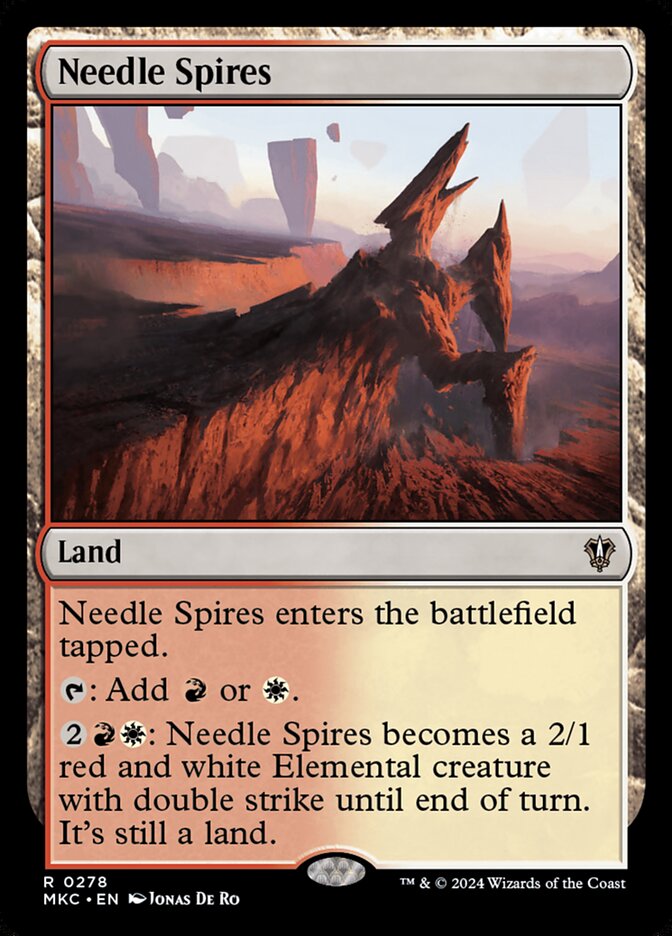 Needle Spires 278/311 (Commander: Murders at Karlov Manor)  | Good Games Morley