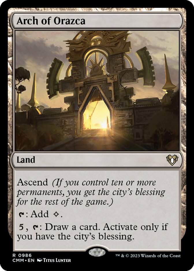 Arch of Orazca 986/451 (Commander Masters)  | Good Games Morley