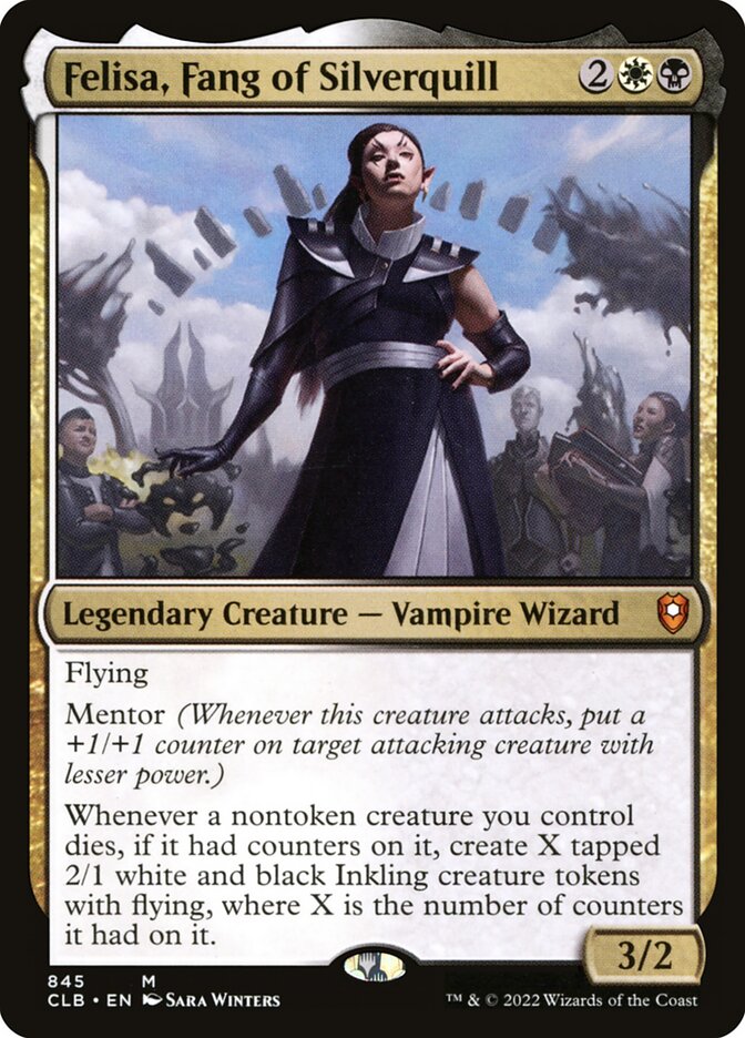 Felisa, Fang of Silverquill 845 (Commander Legends: Battle for Baldur's Gate)  | Good Games Morley