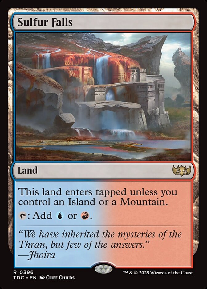 Sulfur Falls 396 (Commander: Tarkir: Dragonstorm)  | Good Games Morley