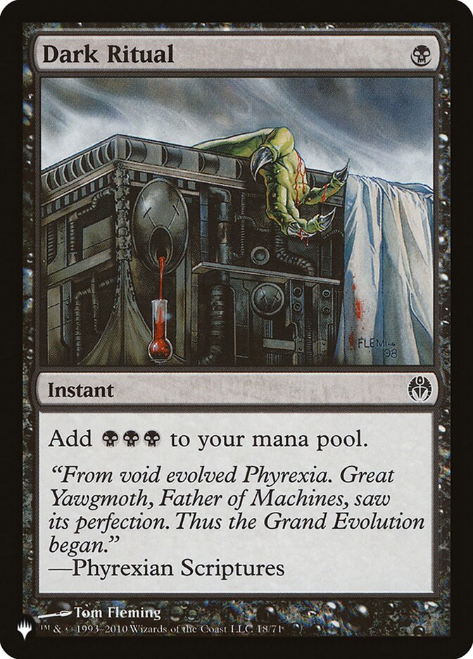 Dark Ritual DDE-18/5075 (The List Reprints)  | Good Games Morley