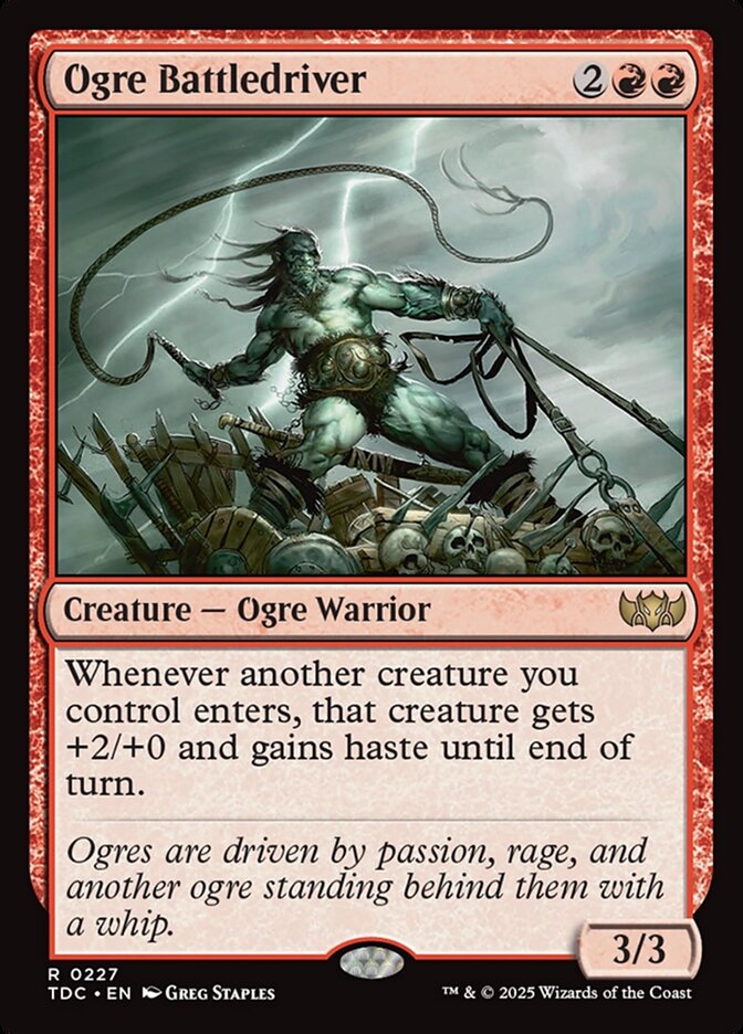 Ogre Battledriver 227 (Commander: Tarkir: Dragonstorm)  | Good Games Morley