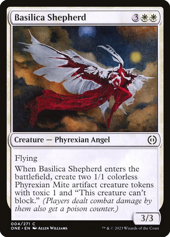 Basilica Shepherd 4/271 (Phyrexia: All Will Be One)  - Foil | Good Games Morley