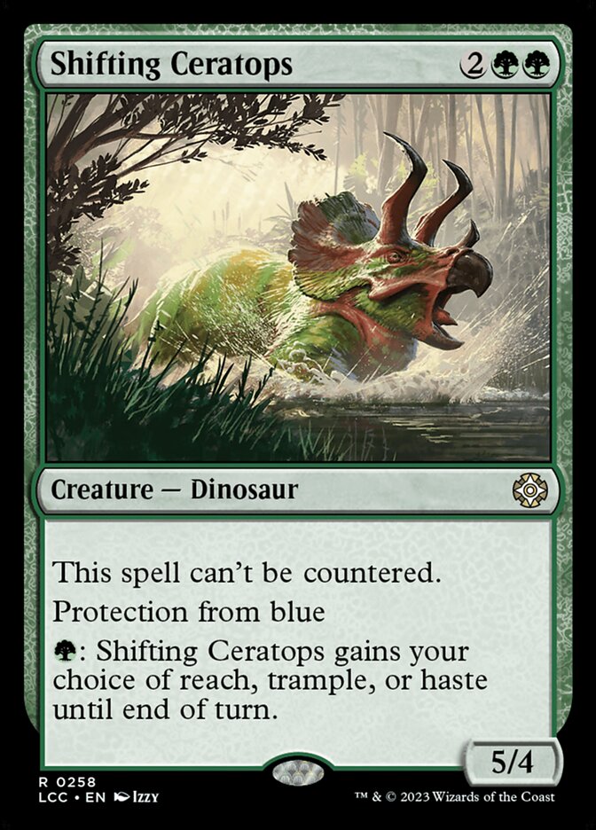 Shifting Ceratops 258/370 (Commander: The Lost Caverns of Ixalan)  | Good Games Morley