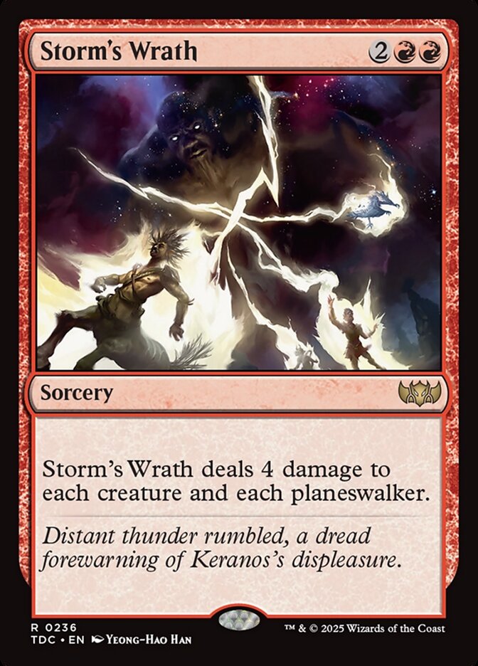 Storm's Wrath 236/413 (Commander: Tarkir: Dragonstorm)  | Good Games Morley