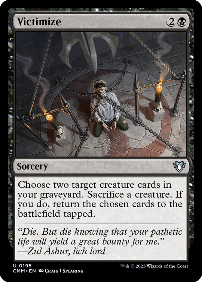 Victimize 195/451 (Commander Masters)  | Good Games Morley