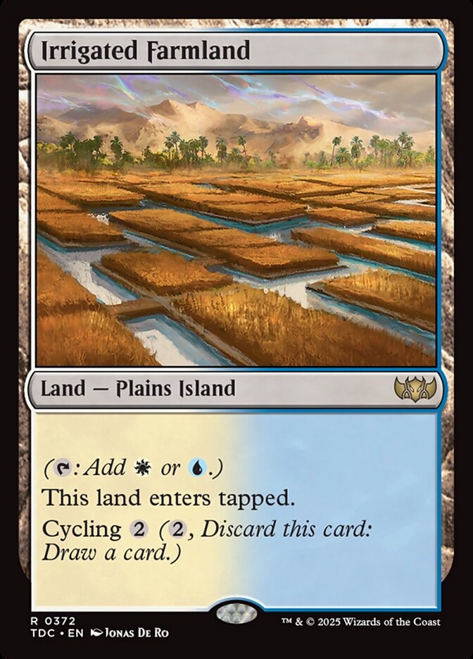 Irrigated Farmland 372 (Commander: Tarkir: Dragonstorm)  | Good Games Morley