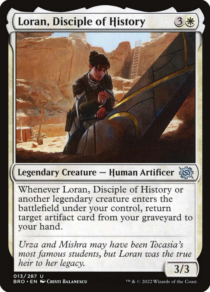 Loran, Disciple of History 13 (The Brothers' War)  - Foil | Good Games Morley