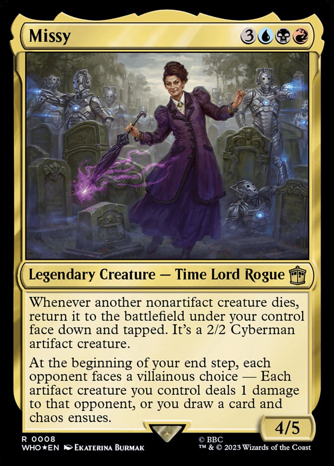 Missy 8/331 (Universes Beyond: Doctor Who)  - Foil | Good Games Morley