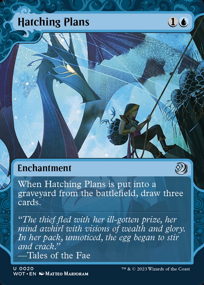 Hatching Plans 20 (Wilds of Eldraine: Enchanting Tales)  - Showcase Foil | Good Games Morley