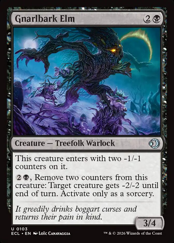 Gnarlbark Elm 103 (Lorwyn Eclipsed)  - Foil | Good Games Morley