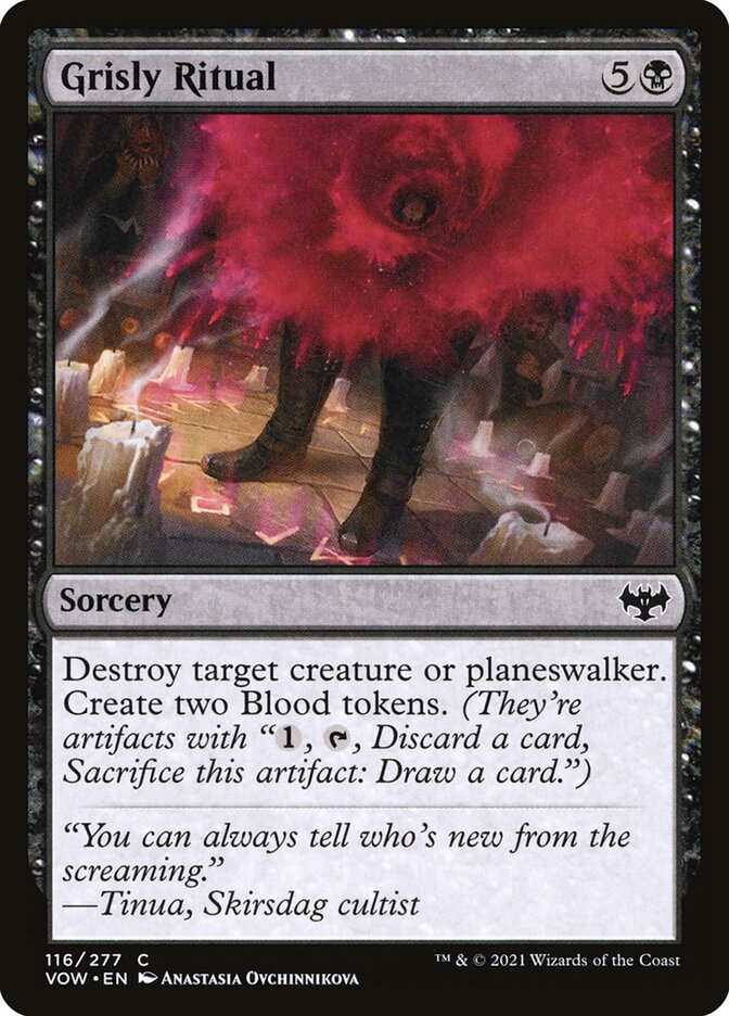 Grisly Ritual 116/277 (Innistrad: Crimson Vow)  | Good Games Morley