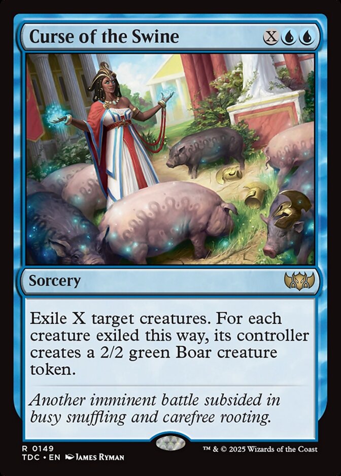 Curse of the Swine 149 (Commander: Tarkir: Dragonstorm)  | Good Games Morley