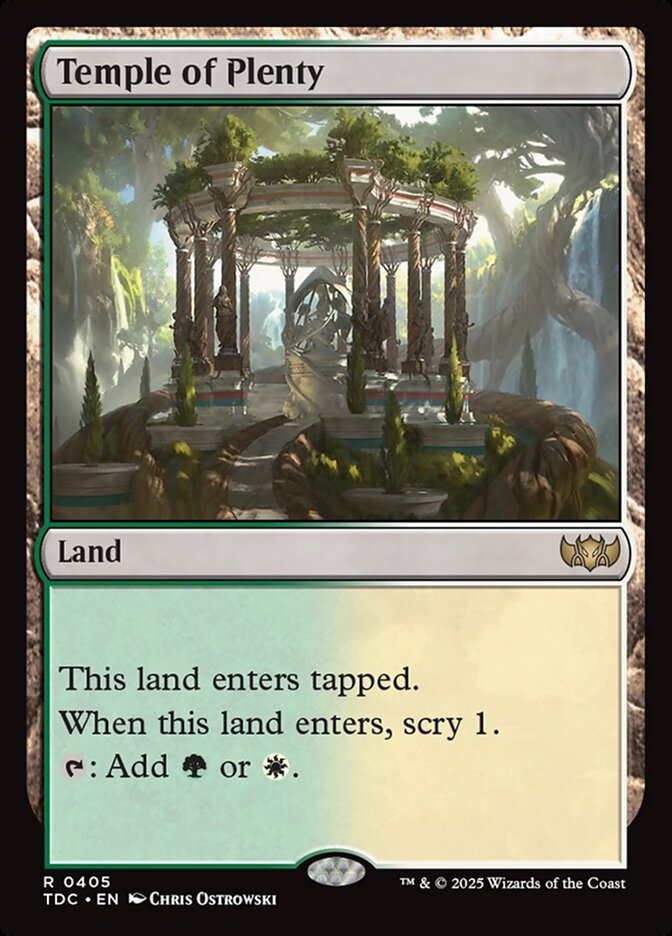 Temple of Plenty 405 (Commander: Tarkir: Dragonstorm)  | Good Games Morley