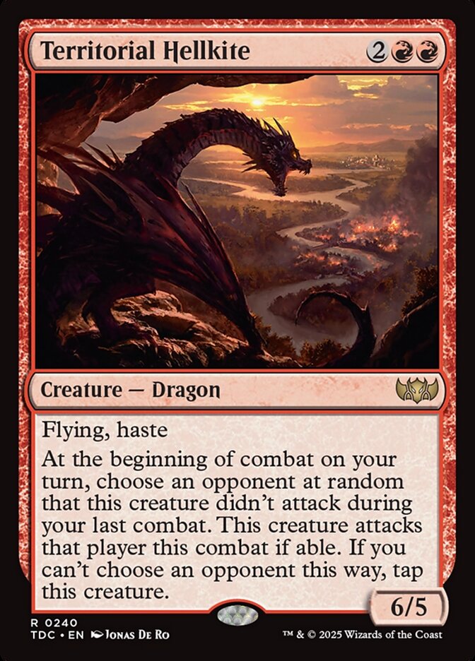 Territorial Hellkite 240 (Commander: Tarkir: Dragonstorm)  | Good Games Morley