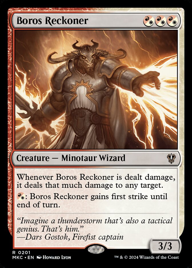 Boros Reckoner 201/311 (Commander: Murders at Karlov Manor)  | Good Games Morley