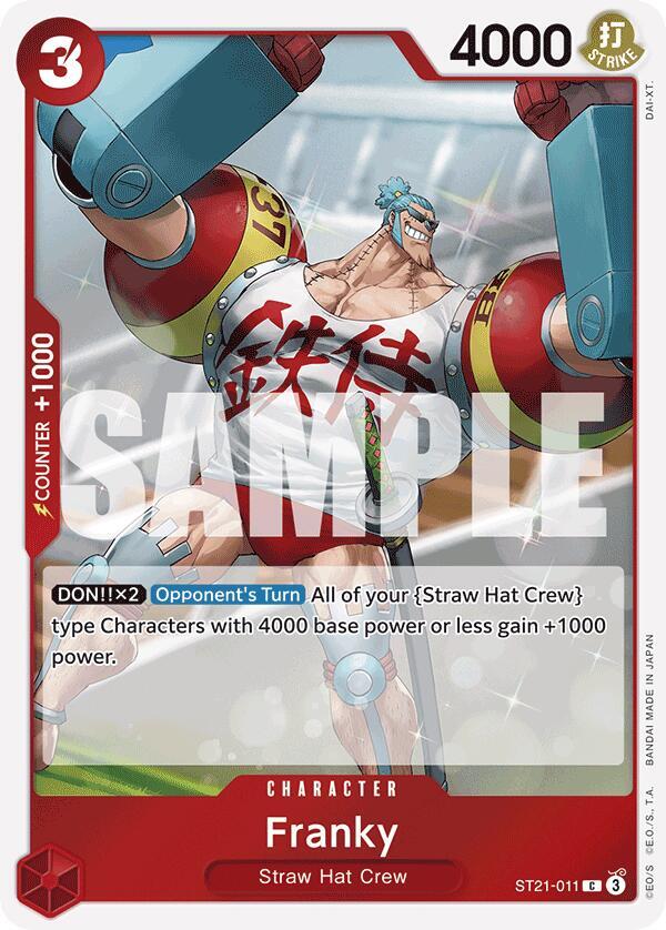 Franky ST21-011 (Starter Deck EX: Gear 5)  - Foil | Good Games Morley