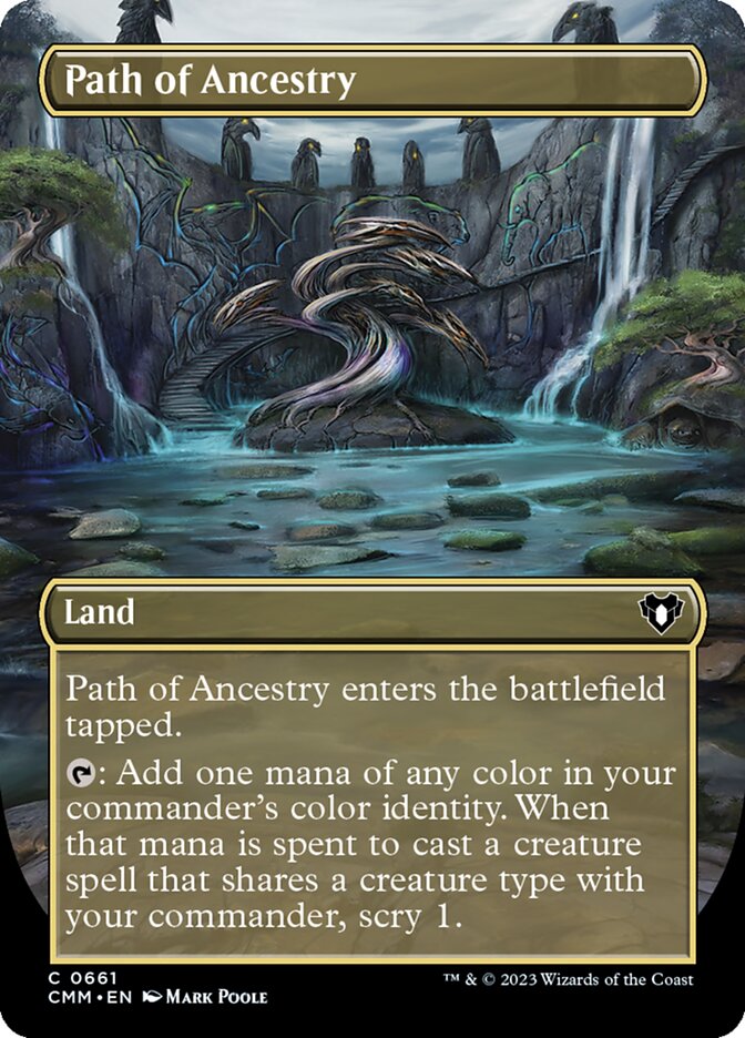 Path of Ancestry 661 (Commander Masters)  - Borderless Foil | Good Games Morley
