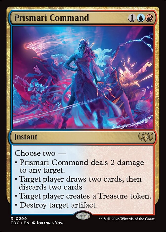 Prismari Command 299 (Commander: Tarkir: Dragonstorm)  | Good Games Morley