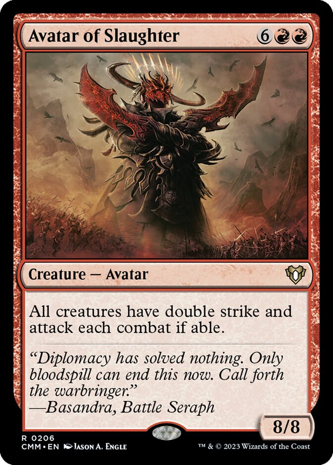 Avatar of Slaughter 206/451 (Commander Masters)  | Good Games Morley
