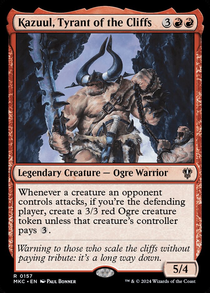 Kazuul, Tyrant of the Cliffs 157/311 (Commander: Murders at Karlov Manor)  | Good Games Morley