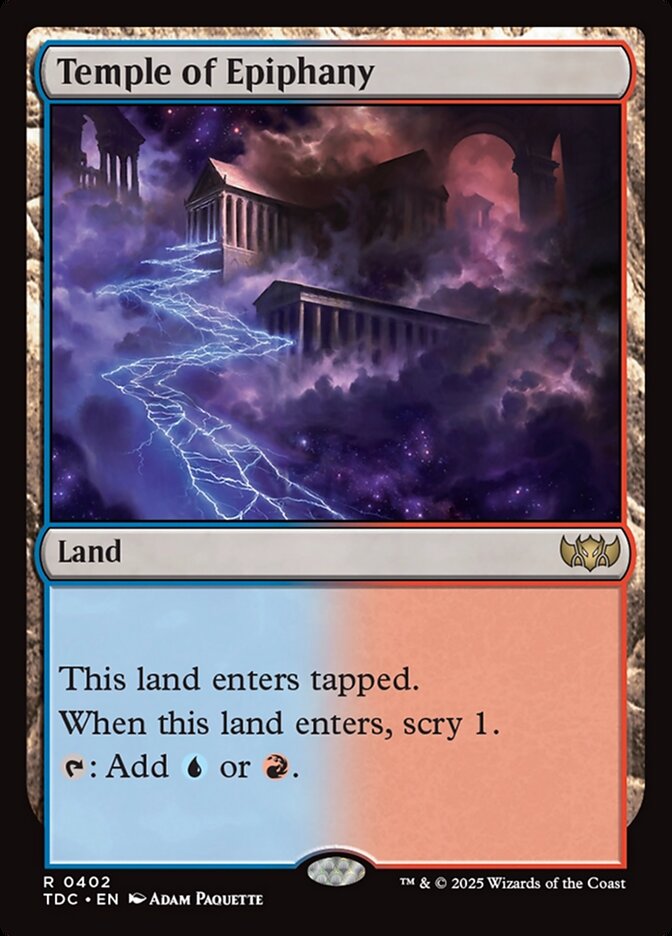 Temple of Epiphany 402 (Commander: Tarkir: Dragonstorm)  | Good Games Morley