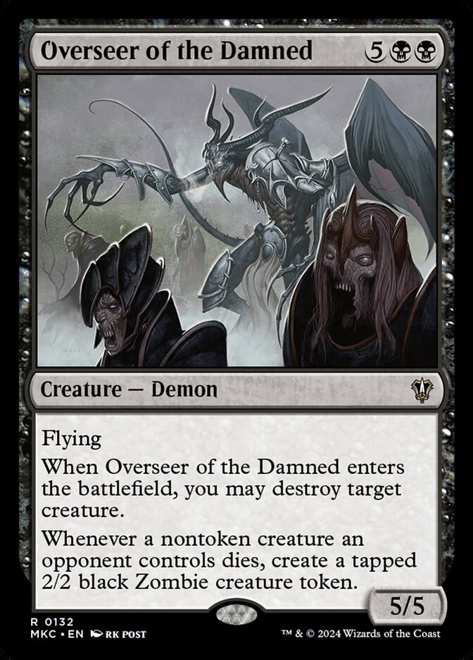 Overseer of the Damned 132/311 (Commander: Murders at Karlov Manor)  | Good Games Morley