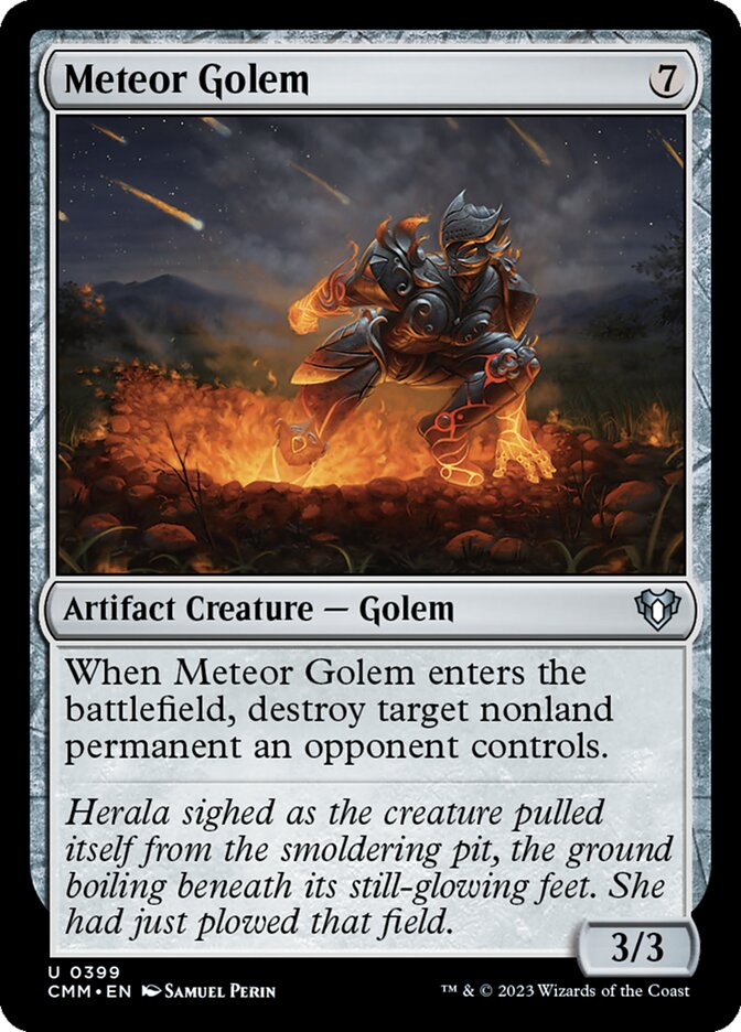 Meteor Golem 399 (Commander Masters)  | Good Games Morley