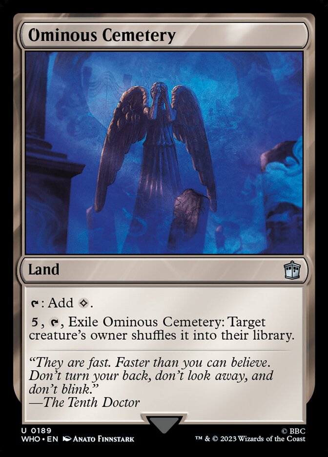 Ominous Cemetery 189/331 (Universes Beyond: Doctor Who)  | Good Games Morley