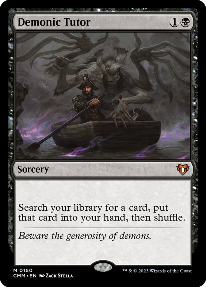 Demonic Tutor 150/451 (Commander Masters)  | Good Games Morley