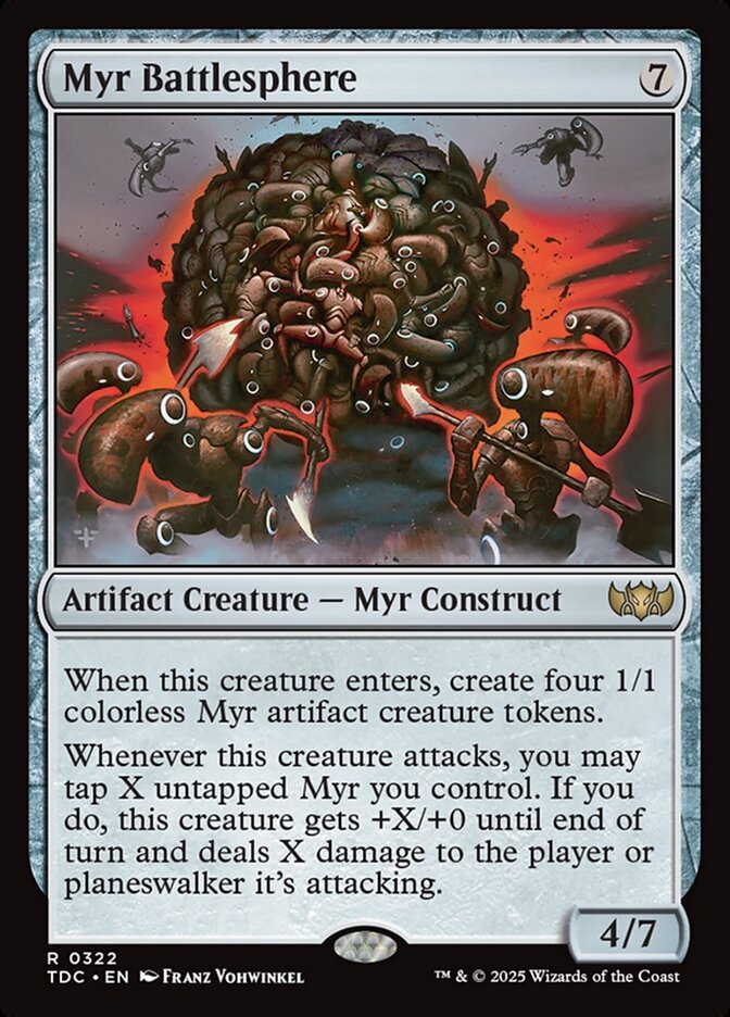 Myr Battlesphere 322 (Commander: Tarkir: Dragonstorm)  | Good Games Morley