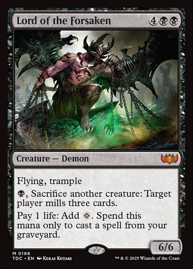 Lord of the Forsaken 186 (Commander: Tarkir: Dragonstorm)  | Good Games Morley