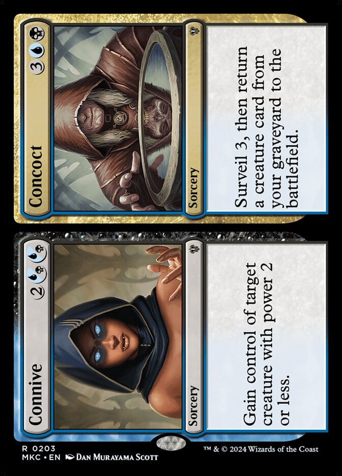 Connive // Concoct 203/311 (Commander: Murders at Karlov Manor)  | Good Games Morley