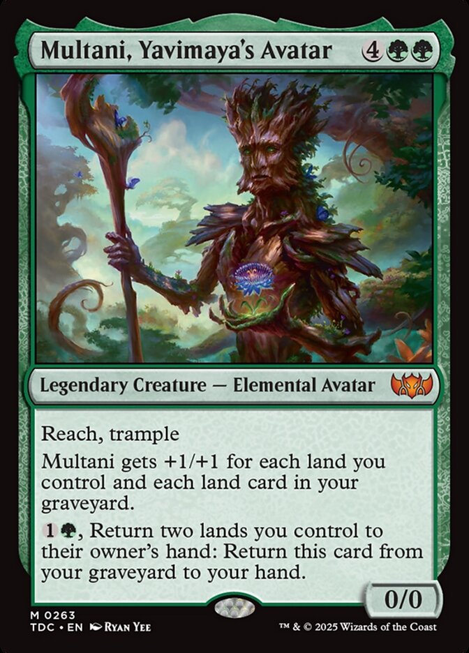 Multani, Yavimaya's Avatar 263 (Commander: Tarkir: Dragonstorm)  | Good Games Morley