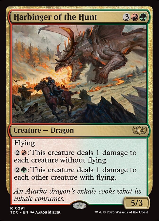 Harbinger of the Hunt 291 (Commander: Tarkir: Dragonstorm)  | Good Games Morley