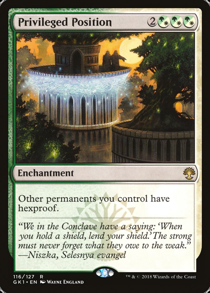 Privileged Position 116/127 (Guilds of Ravnica: Guild Kits)  | Good Games Morley