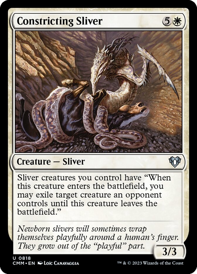 Constricting Sliver 818/451 (Commander Masters)  | Good Games Morley