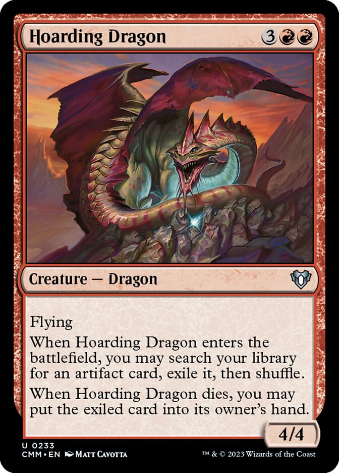 Hoarding Dragon 233/451 (Commander Masters)  | Good Games Morley