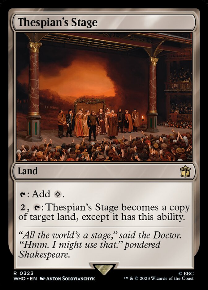 Thespian's Stage 323/331 (Universes Beyond: Doctor Who)  - Foil | Good Games Morley