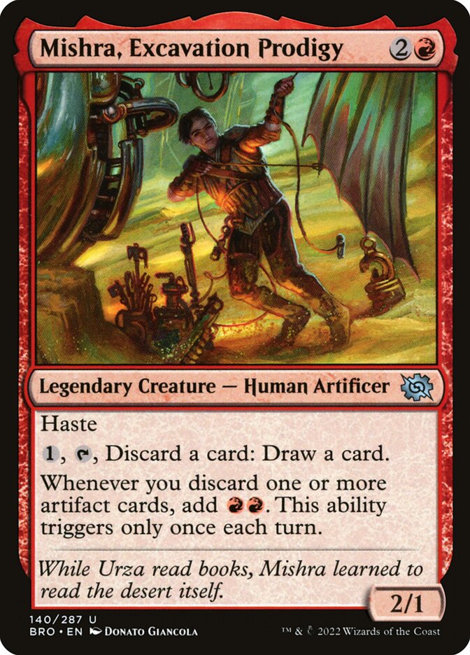 Mishra, Excavation Prodigy 140/287 (The Brothers' War)  | Good Games Morley