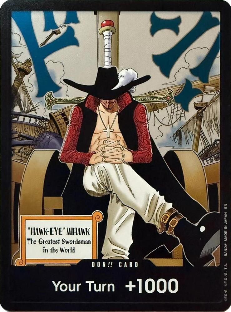 DON!! Dracule Mihawk  (The Azure Sea's Seven)  - Foil | Good Games Morley