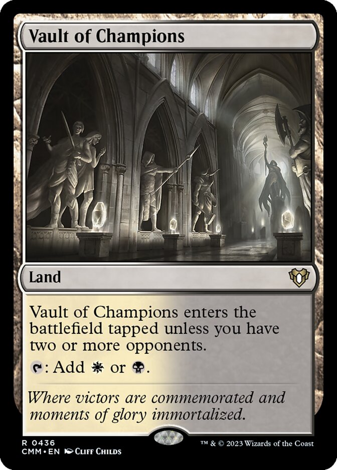 Vault of Champions 436 (Commander Masters)  | Good Games Morley