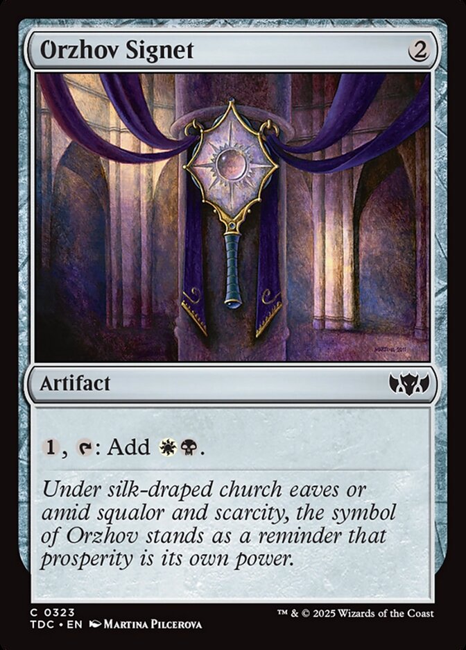 Orzhov Signet 323 (Commander: Tarkir: Dragonstorm)  | Good Games Morley