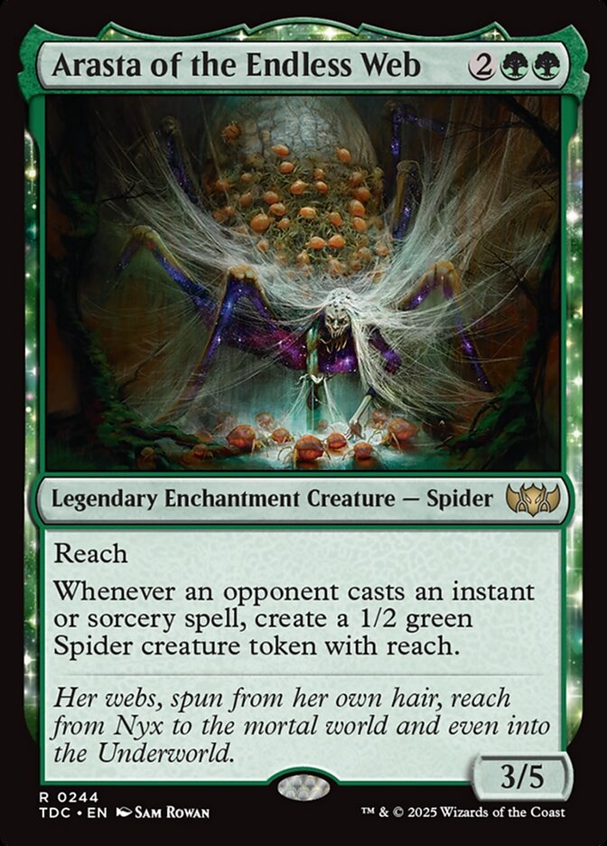 Arasta of the Endless Web 244 (Commander: Tarkir: Dragonstorm)  | Good Games Morley