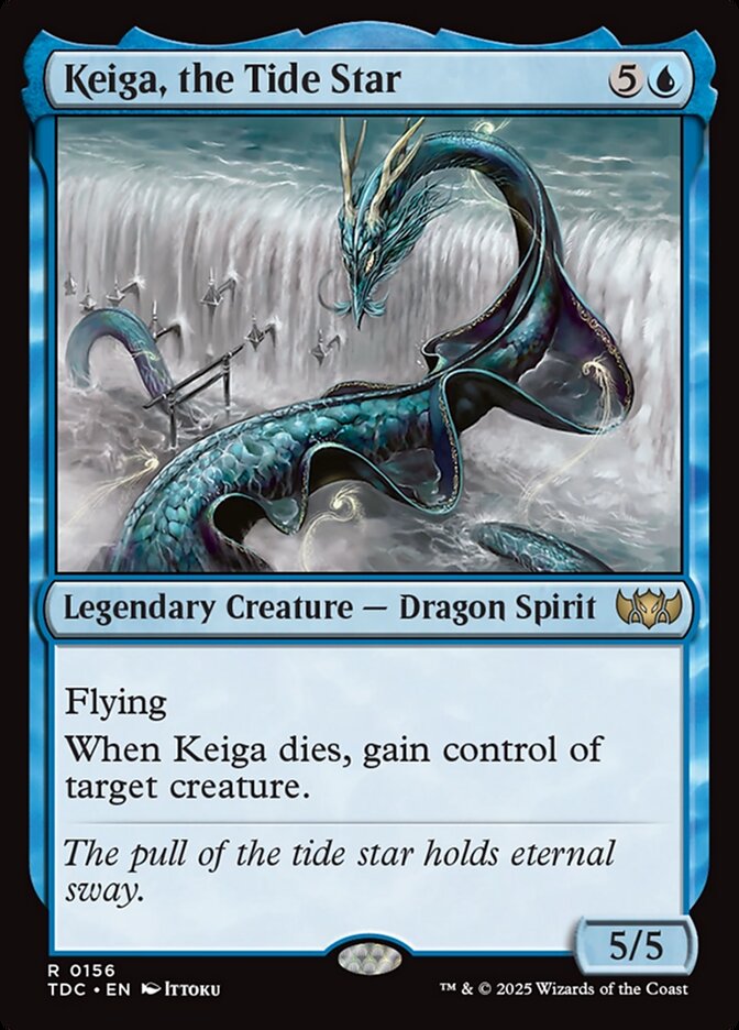 Keiga, the Tide Star 156 (Commander: Tarkir: Dragonstorm)  | Good Games Morley